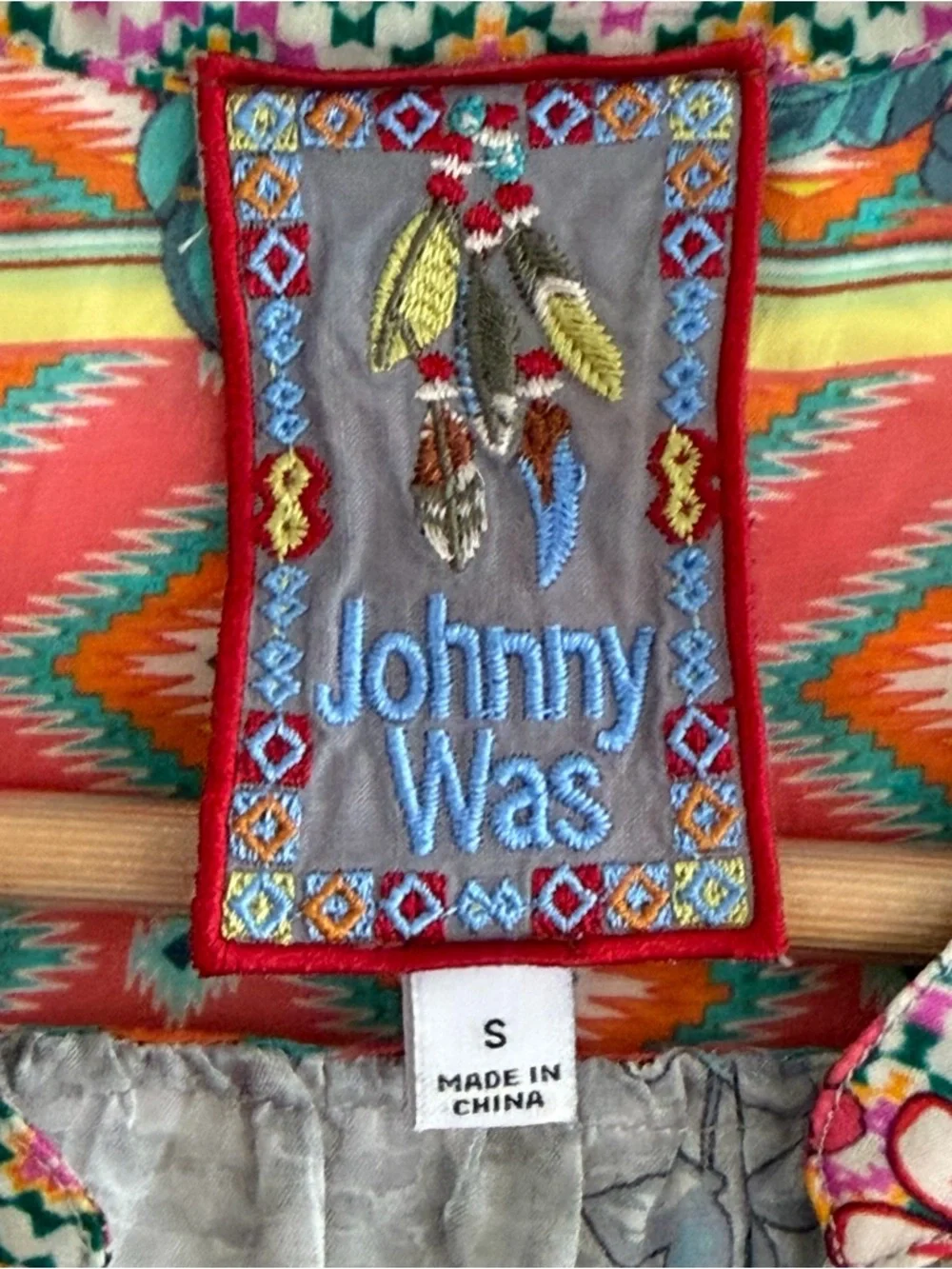 Johnny Was Womens Ludi Blair Button Up Tunic Top Size Small Multicolor Boho - Picture 5 of 10